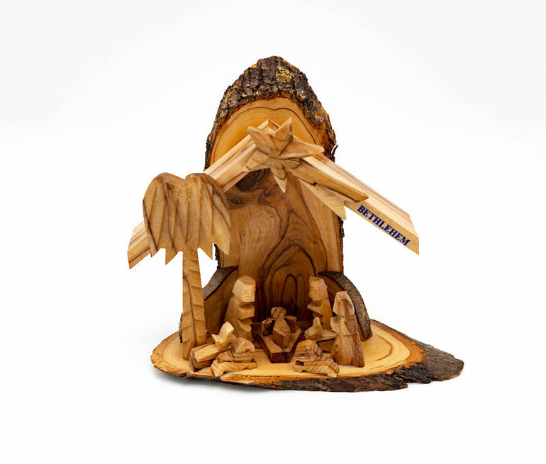 olive wood nativity set