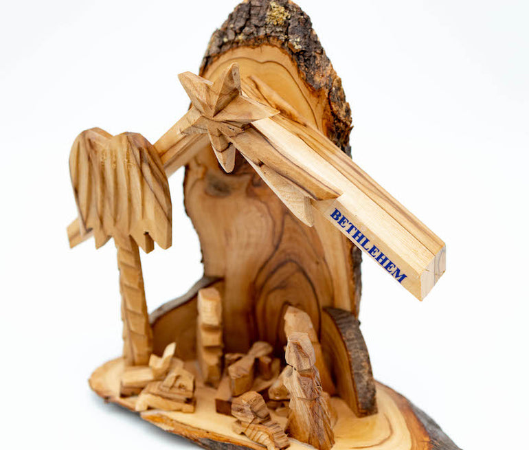 olive wood nativity set