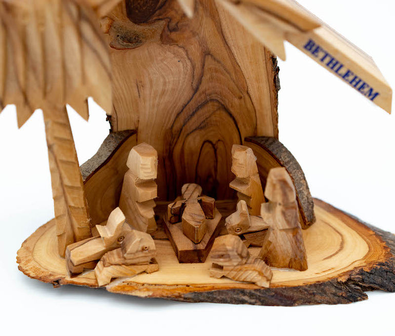 olive wood nativity set