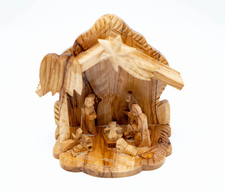 olive wood nativity set