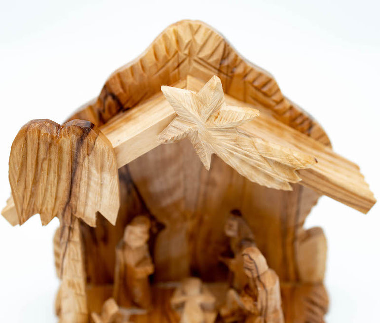 olive wood nativity set