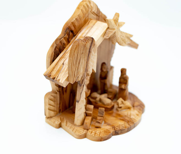 olive wood nativity set